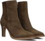 Notre-V 57436 Enkellaarsjes Enkelboots met rits Dames Groen - Thumbnail 1