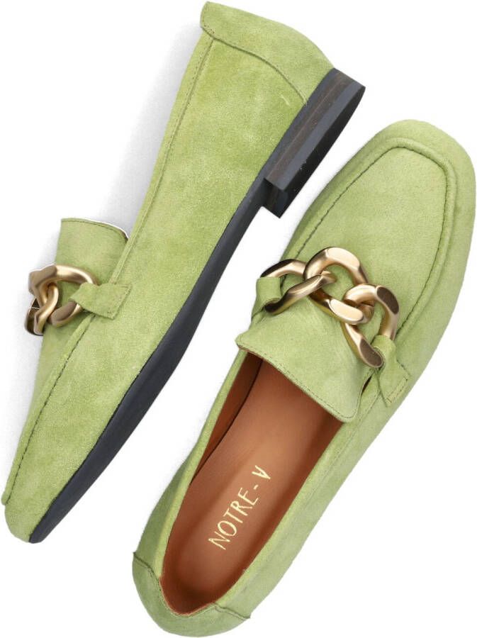 Notre-V 6114 Mocassins Instappers Dames Groen