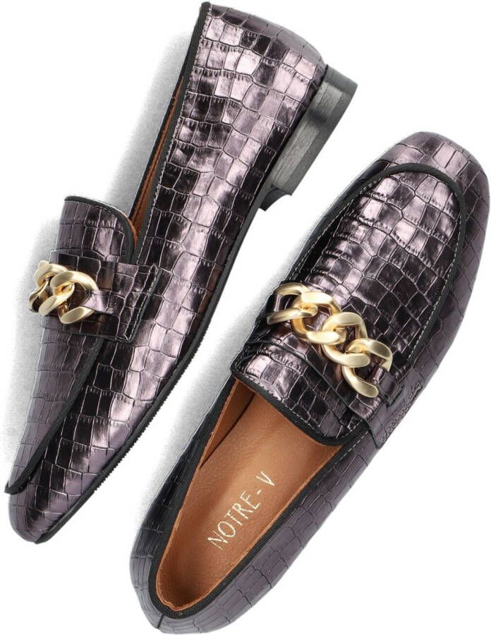 Notre-V 133 405 Loafers Instappers Dames Paars