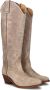 City Western bruin Tinten 41815 Cowboylaarzen Western Laarzen Dames Taupe - Thumbnail 1