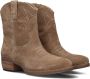 Notre-V 851 Enkellaarsjes Enkelboots Dames Taupe - Thumbnail 1