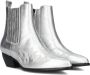 Notre-V As181r Enkellaarsjes Enkelboots met rits Dames Zilver - Thumbnail 1