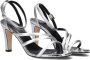 Metallica Metalli Sandalen Dames Zilver - Thumbnail 1