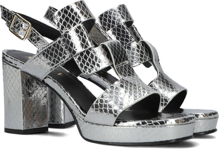 Metallica Metallic Aq111 Sandalen Dames Zilver