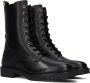 Notre-v Stijlvolle zwarte veterschoenen Black Dames - Thumbnail 1