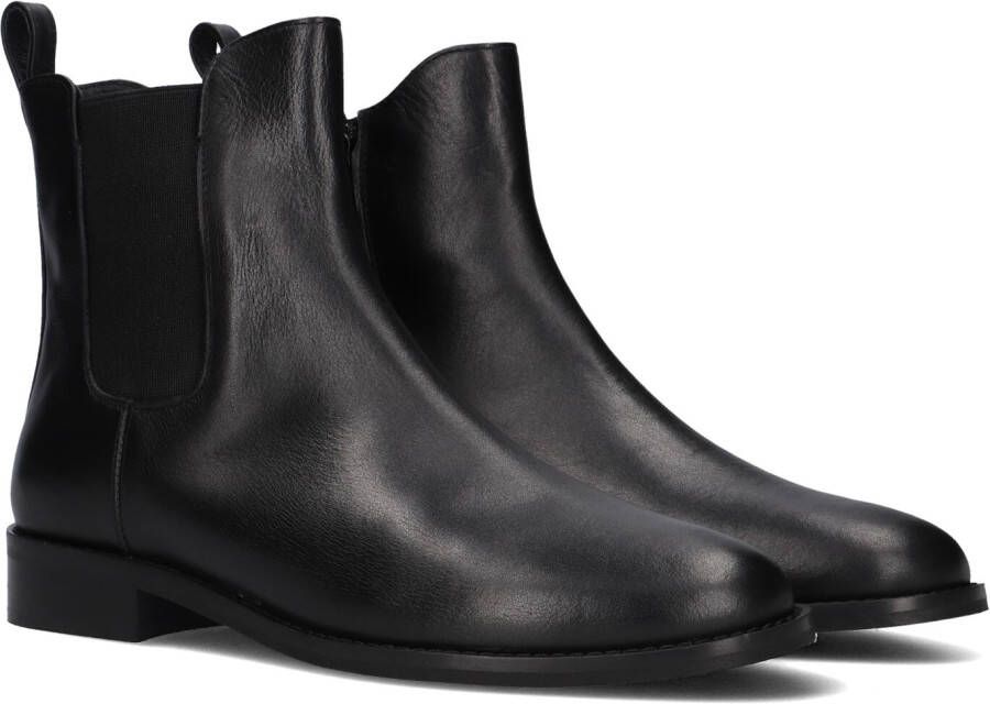 Notre-V 3422 Enkellaarsjes Enkelboots met rits Dames Zwart