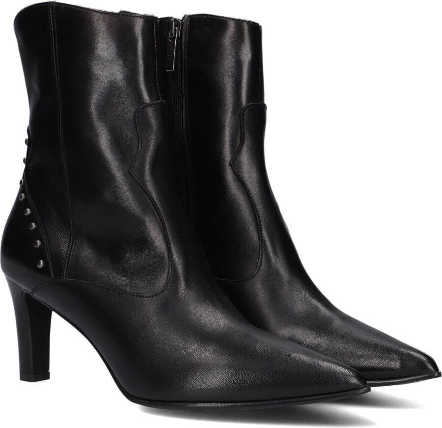 Notre V 38259 Enkellaarsjes Enkelboots met rits Dames Zwart