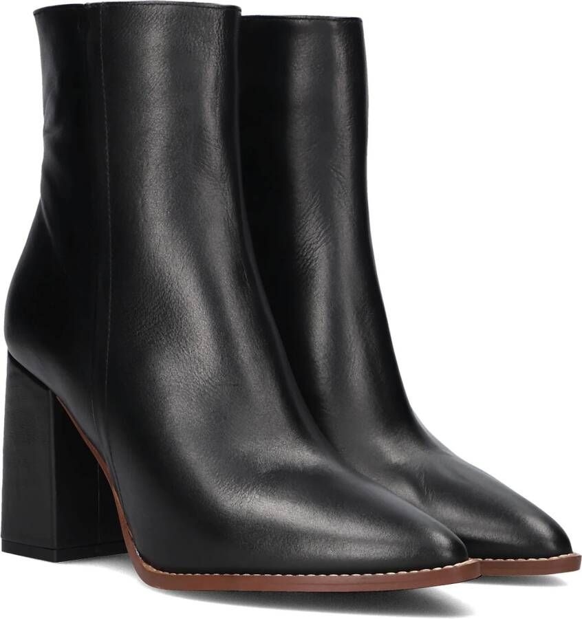 Notre-V 46936 Enkellaarsjes Enkelboots met rits Dames Zwart