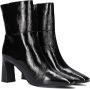 Notre-V Notre V 50225 Enkellaarsjes Enkelboots met rits Dames Zwart - Thumbnail 1