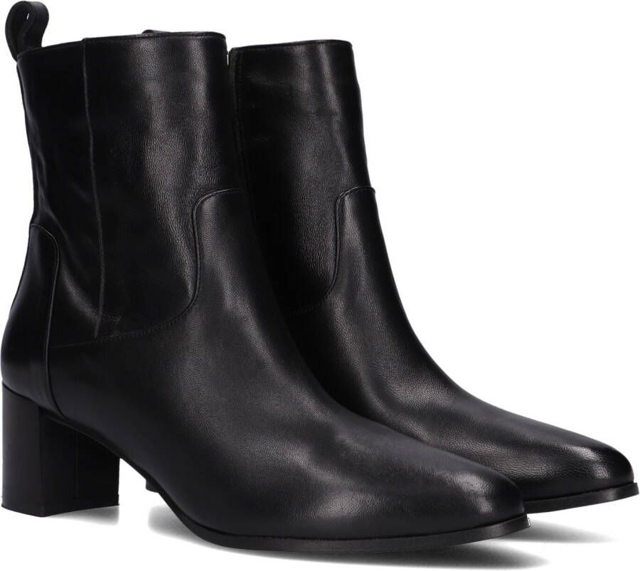 Notre-V 8543 Enkellaarsjes Enkelboots met rits Dames Zwart