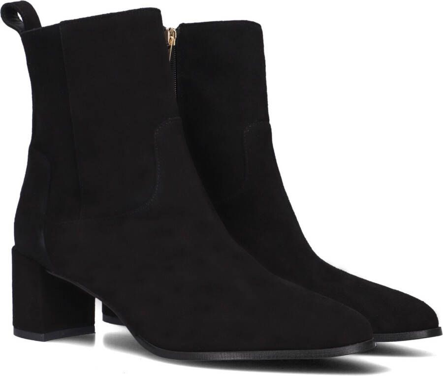 Notre-V 8543 Enkellaarsjes Enkelboots met rits Dames Zwart