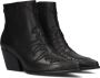 Notre-V Ar196 Enkellaarsjes Enkelboots met rits Dames Zwart - Thumbnail 1