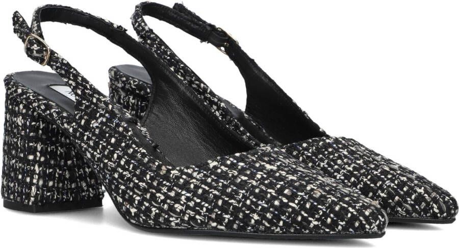 Notre-v Elegante Slingbacks met Blokhak Black Dames