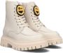 Bruin Tinten Fae Aubine Jr Veterboots Laarzen Met Veters Meisjes Beige - Thumbnail 1