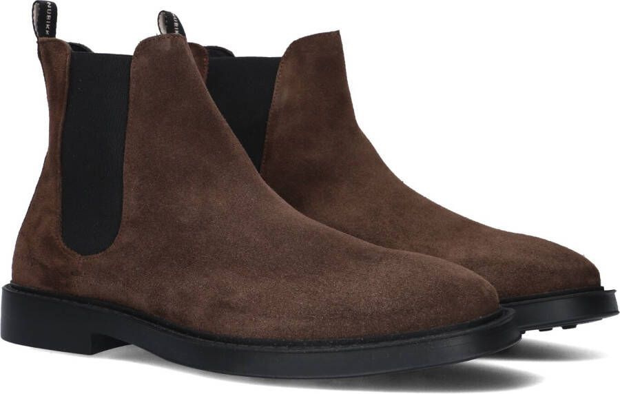NUBIKK Chelsea Boots Heren Tucson Rai Maat: 41 Materiaal: Suède Kleur: Bruin