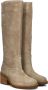 NUBIKK Hoge Laarzen Dames Cassy Boot Maat: 41 Materiaal: Suède Kleur: Taupe - Thumbnail 1