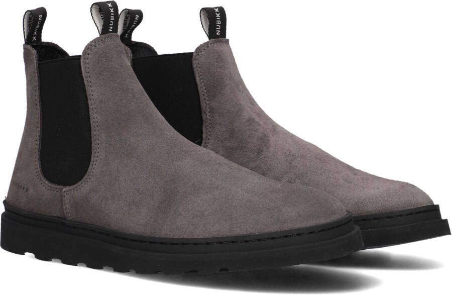 Nubikk Jonah Rai JR suède chelsea boots grijs