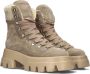 NUBIKK Taupe Veterboots Flore Montagne Fur - Thumbnail 1