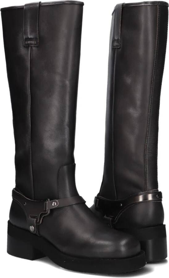 NUBIKK Boots Dames Eve Lynn Maat: 38 Materiaal: Leer Kleur: Zwart