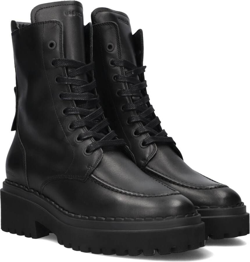 NUBIKK Veterboots Dames Fae Bobbi Maat: 37 Materiaal: Leer Kleur: Zwart