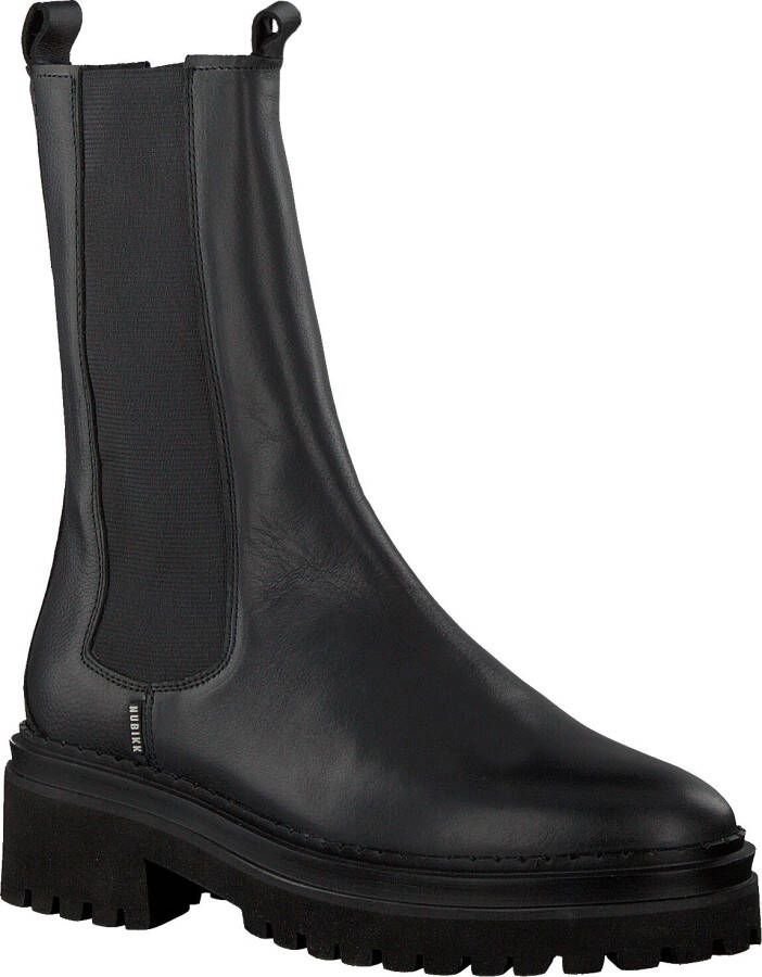 NUBIKK Chelsea Boots Dames Fae Adams Maat: 41 Materiaal: Leer Kleur: Zwart