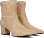 Omoda 0591-2 Enkellaarsjes Enkelboots met rits Dames Beige - Thumbnail 1