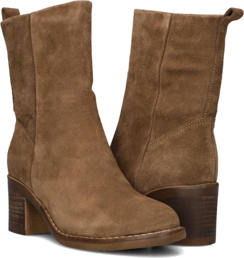 Omoda 2581-09 Enkellaarsjes Enkelboots met rits Dames Bruin