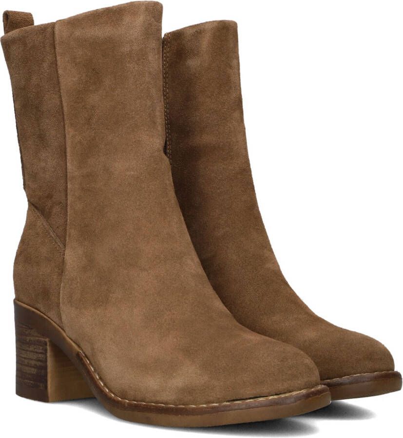 Omoda 2581-09 Enkellaarsjes Enkelboots met rits Dames Bruin