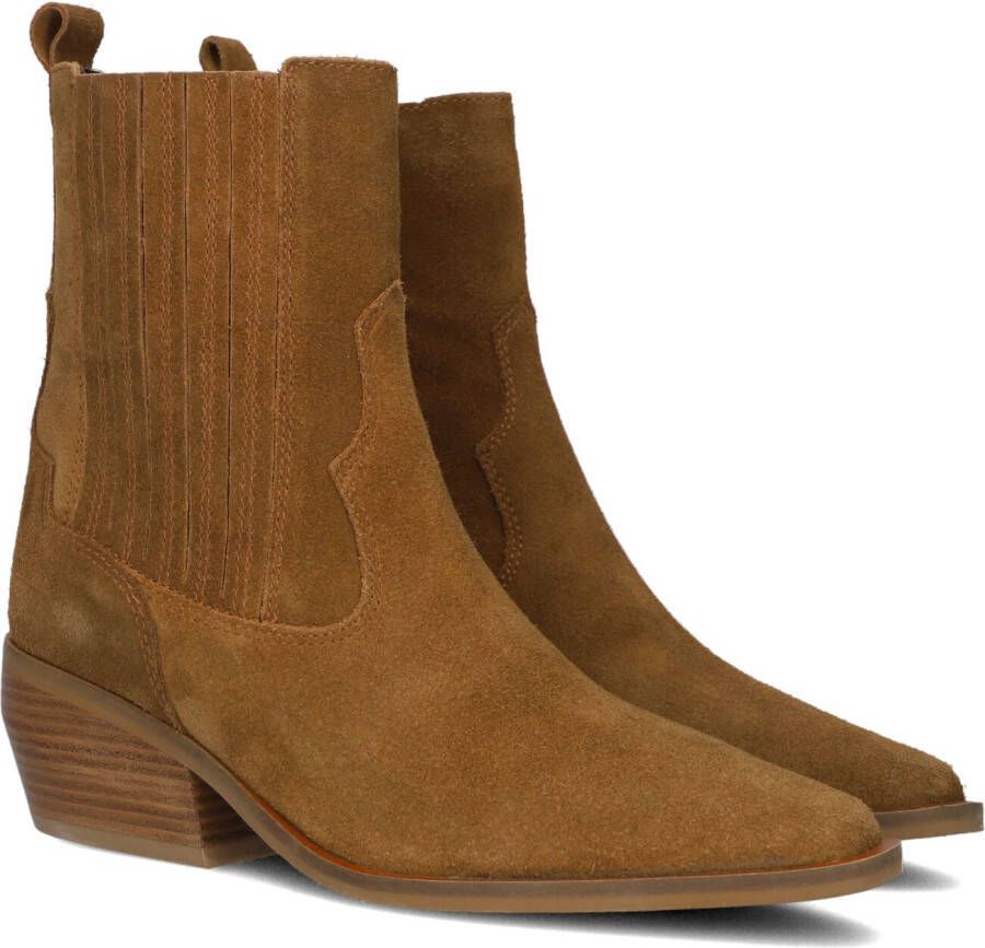 Omoda Lpmexi-06 Enkellaarsjes Enkelboots met rits Dames Camel