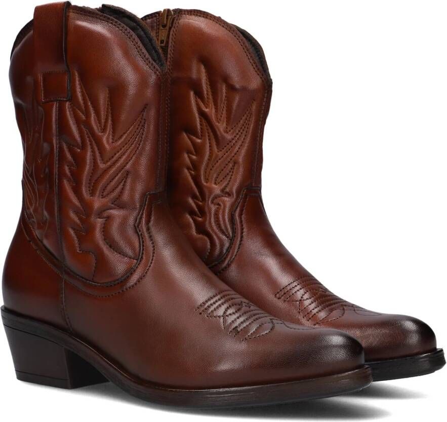 Omoda 16707 Cowboylaarzen Western Laarzen Dames Cognac