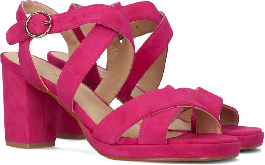 Bruin Tinten Strappy Sandals Isla 02 Sandalen Dames Roze