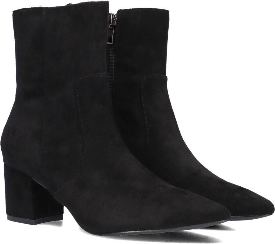 Omoda 0591-2 Enkellaarsjes Enkelboots met rits Dames Zwart