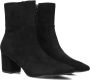 Omoda 0591-2 Enkellaarsjes Enkelboots met rits Dames Zwart - Thumbnail 1