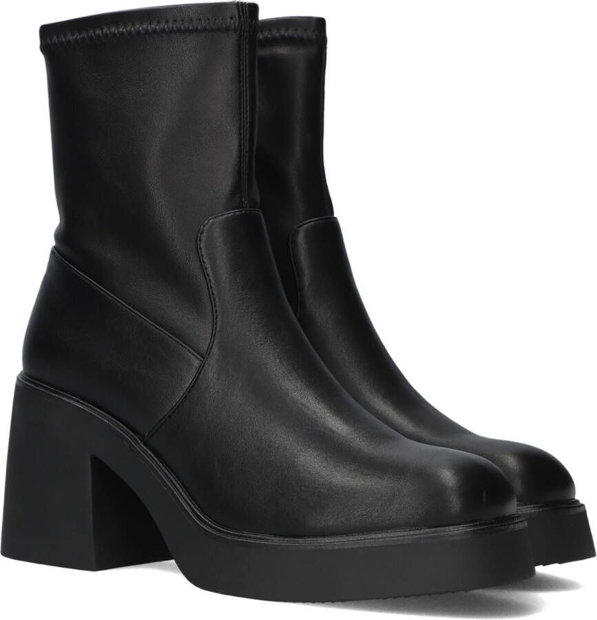 Omoda Enkellaarsjes Enkelboots met rits Dames Zwart