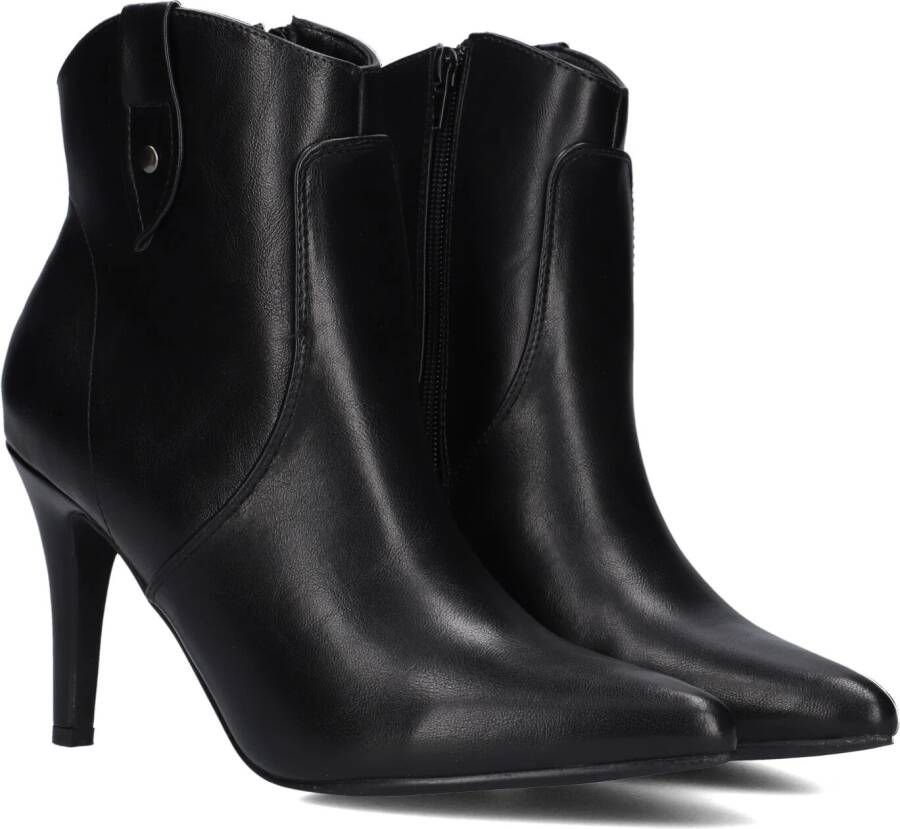 Omoda S8609 Enkellaarsjes Enkelboots met rits Dames Zwart