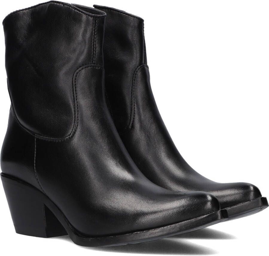 Omoda Tep Enkellaarsjes Enkelboots met rits Dames Zwart