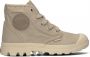 Palladium Womens Pampa Hi Veterboots Laarzen Met Veters Dames Beige - Thumbnail 1