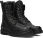 PANAMA JACK Frisia B1 met warme voering Zwart Leer Veterboots Dames - Thumbnail 1