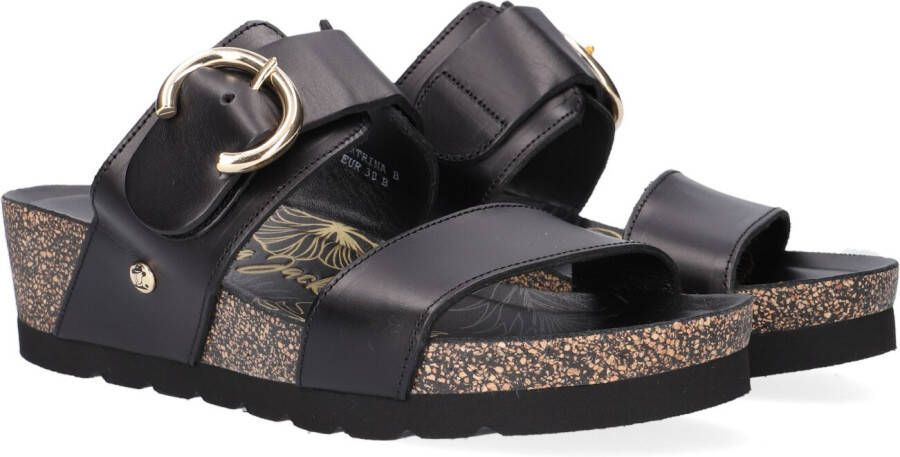 Panama Jack Zwarte Sandalen Catrina B4