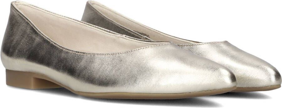 Paul Green Gouden Loafers met V-vormige Detail Gray Dames