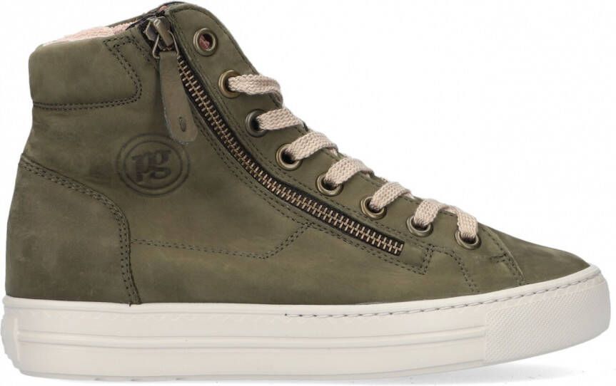 Paul Green Plateausneakers lace-up boots high top sneaker with practical outer zipper