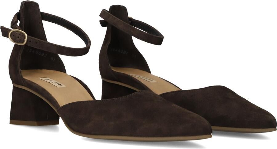 PAUL GREEN Slingbacks Dames 3820 Maat: 37 5 Materiaal: Suède Kleur: Bruin
