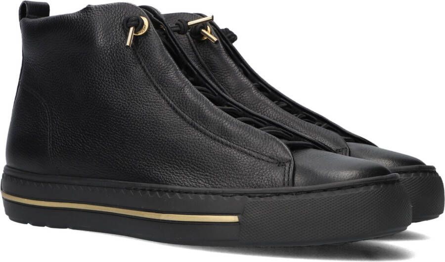 Paul Green Zwarte Hoge Sneakers Stijlvol Model Black Dames