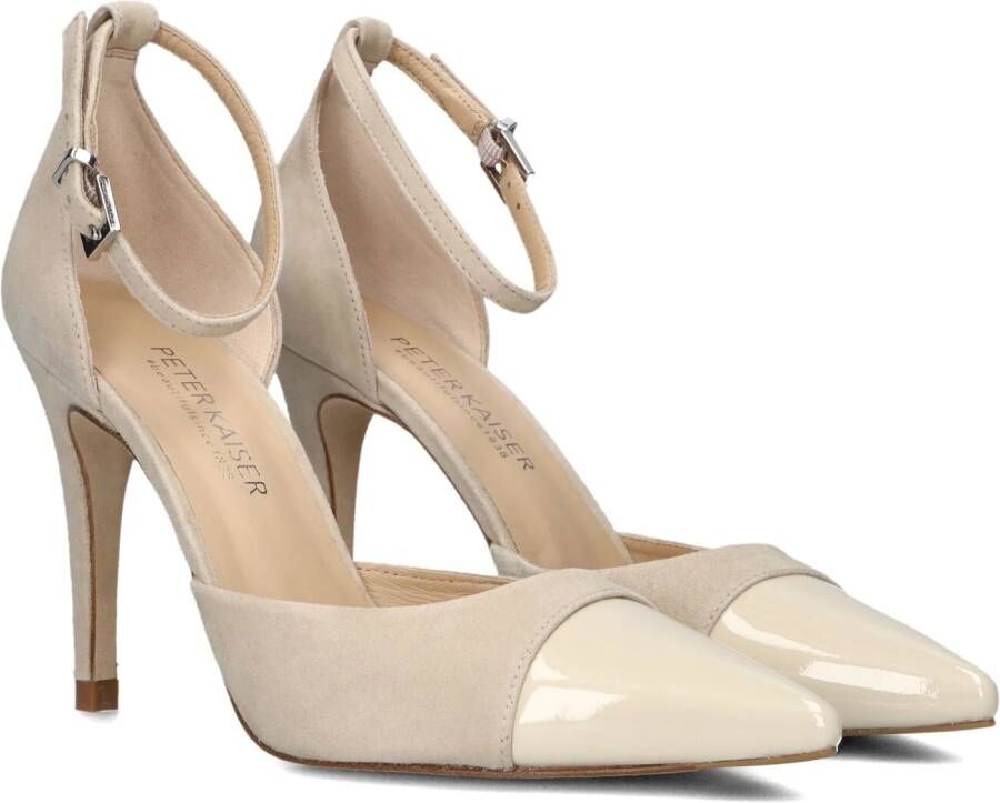 Peter Kaiser Pumps Stiletto Dames Damesschoenen Suède hoogte Elicia Beige