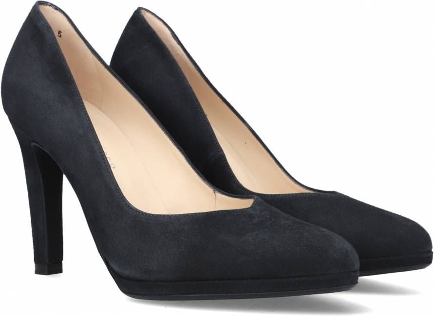 Peter Kaiser Pumps Stiletto Dames Damesschoenen Suède Naaldhak hoogte 9 cm 65911 Blauw