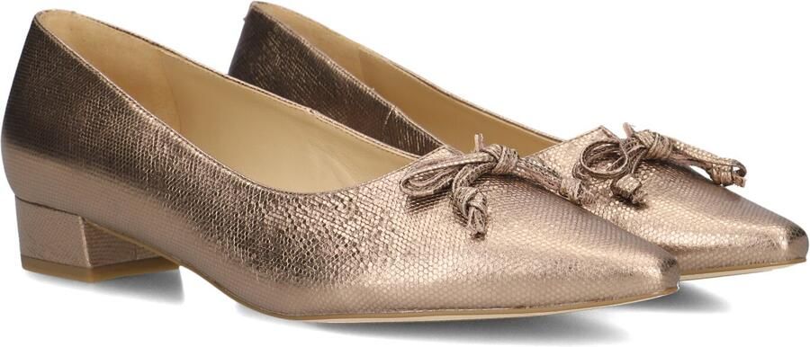 PETER KAISER Pumps Dames 72241 Maat: 38 Materiaal: Leer Kleur: Goudkleurig