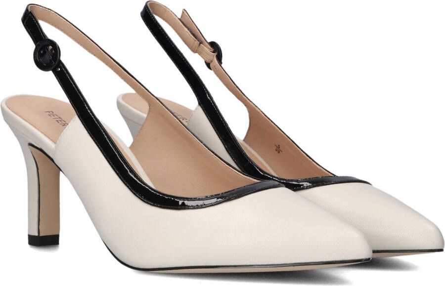 PETER KAISER Slingbacks Dames 79640l Maat: 37 Materiaal: Leer Kleur: Wit