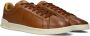 POLO RALPH LAUREN Hrt Ct Ii Top Lace Lage sneakers Leren Sneaker Heren Cognac - Thumbnail 1