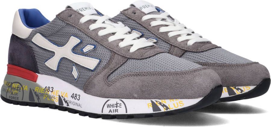 Premiata Grijze Lage Sneakers Mick