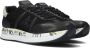 Premiata Donna Conny Zwarte Sneakers met Stoffen Inzetstuk Black Dames - Thumbnail 1